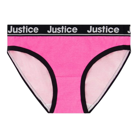 New Justice Girls Soft Cotton Bikini Underwear 6-Pack Christmas Buffalo Plaid - Picture 5 of 16